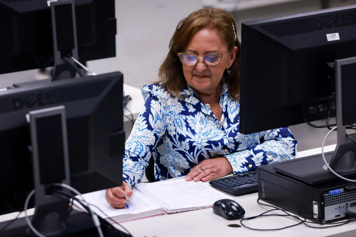 A economista aposentada Maria Lúcia Leite, de 74 anos A economista aposentada Maria Lúcia Leite, de 74 anos