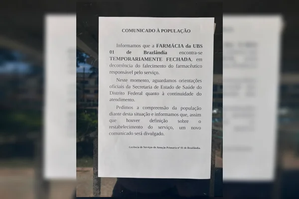 Farmacêutico de UBS morre e milhares de pacientes ficam sem remédios - destaque galeria