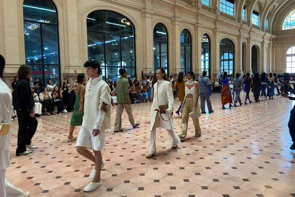 Modelos em desfile da Misci durante o SPFW N54 - Metrópoles