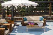 Lounge para os convidados relaxarem