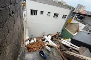Casas sofrem com deslizamentos em Santo André após chuva forte