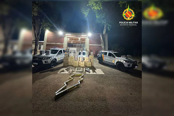 Apreensão de 8 mil maços de cigarro