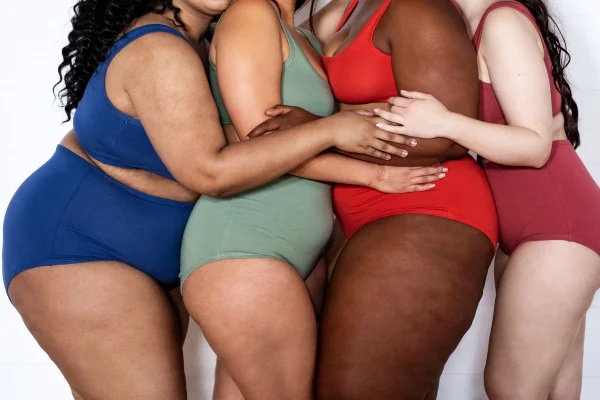 imagem colorida de corpos reais
