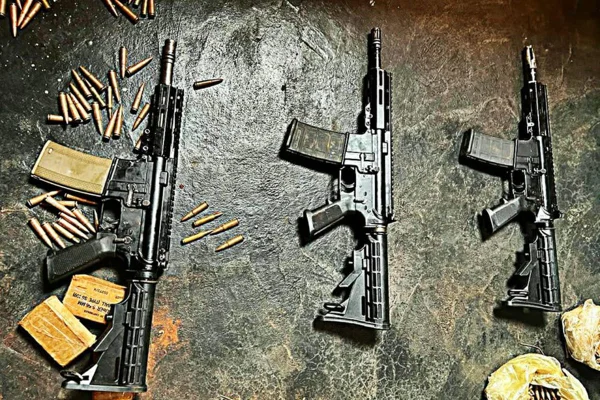 Fuzis 556 apreendidos em Goiás