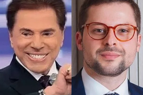 Montagem feita a partir de fotos de Silvio Santos e o médico Victor Dornelas - Metrópoles