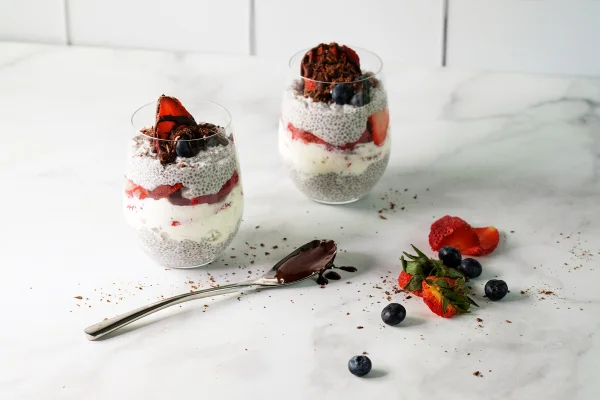 Pudim de chia