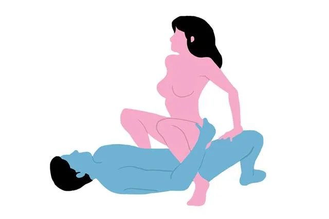 Nessa variação de sentada, a pessoa que está por cima apoia os pés no chão em vez do joelho, dando mais estabilidade ao movimento Nessa variação de sentada, a pessoa que está por cima apoia os pés no chão em vez do joelho, dando mais estabilidade ao movimento