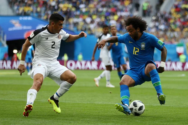 Marcelo volta no lugar de Filipe Luís e empurra Brasil contra Bélgica