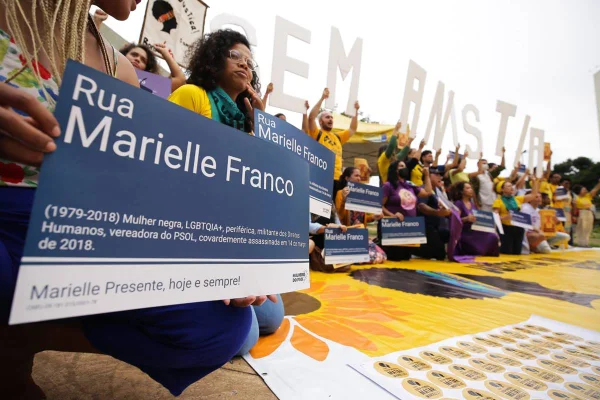 Ato em Brasília relembra 5 anos da morte brutal de Marielle Franco