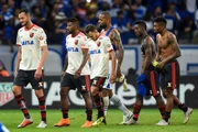 Jogadores do Flamengo devastados com eliminação na Libertadores