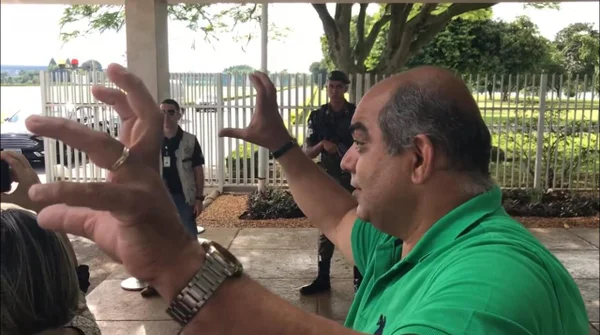 comandante Wilston Lima, organizador de atos pró-Bolsonaro