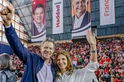 Fernando Haddad e sua esposa, Ana Estela Haddad