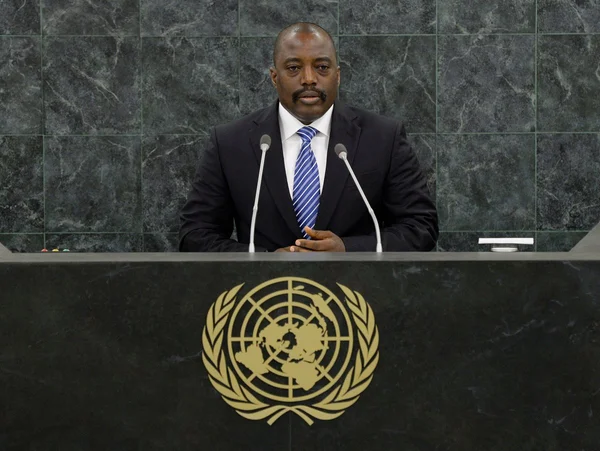 Imagem colorida mostra o ex-presidente da República Democrática do Congo Joseph Kabila - Metrópoles