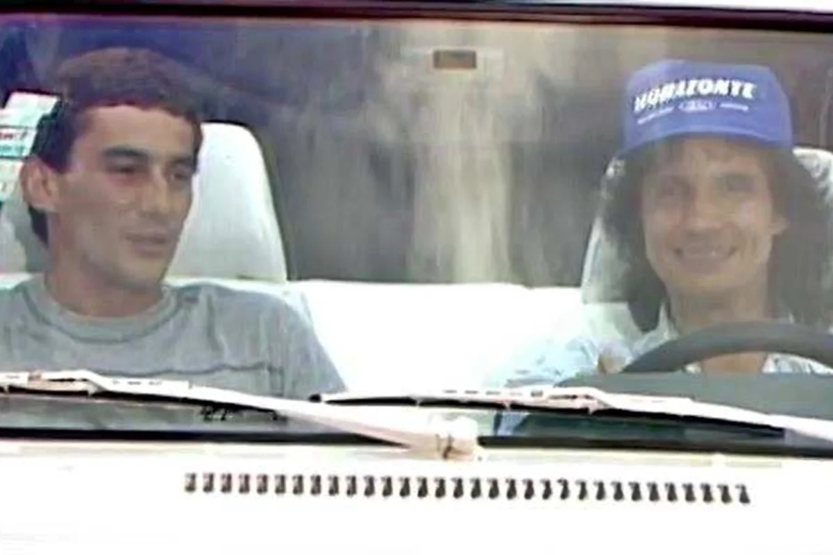 Roberto Carlos e Ayrton Senna Roberto Carlos e Ayrton Senna