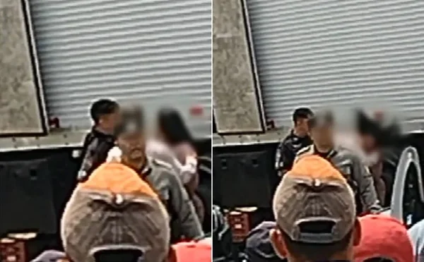 Policial militar é filmado dando tapa no rosto de empresária em Anápolis, Goiás