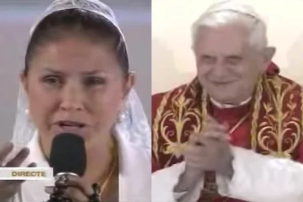 Fafá de Belém cantou para Bento XVI em 2006, na Espanha - Metrópoles