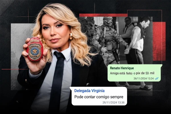 Prints revelam intimidade de delegada e chefe do PCC: “Macho, diferenciado”