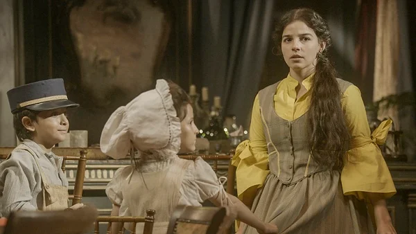 Em Nos Tempos do Imperador, Pilar revê Prisca e Hilário