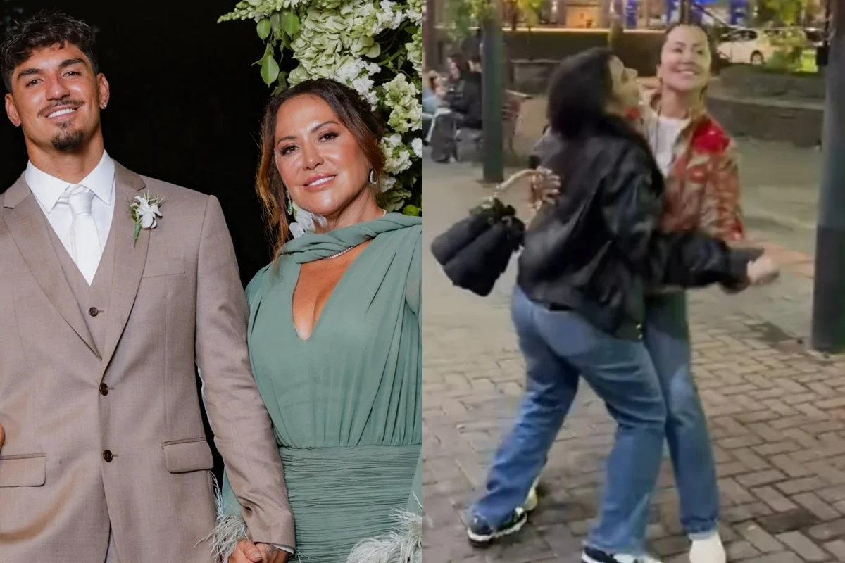 Mãe de Gabriel Medina dança com a nora em vídeo: “Dias mais felizes”