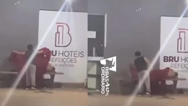 Foto colorida de criança cobrindo um morador de rua - Metrópoles