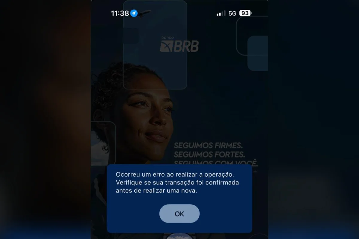 O aplicativo do BRB ficou fora do ar para policiais civis e outros usuários O aplicativo do BRB ficou fora do ar para policiais civis e outros usuários