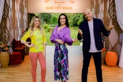 Beca Milano, Nadja Haddad e Giuseppe Gerundino na 8ª temporada do Bake Off Brasil