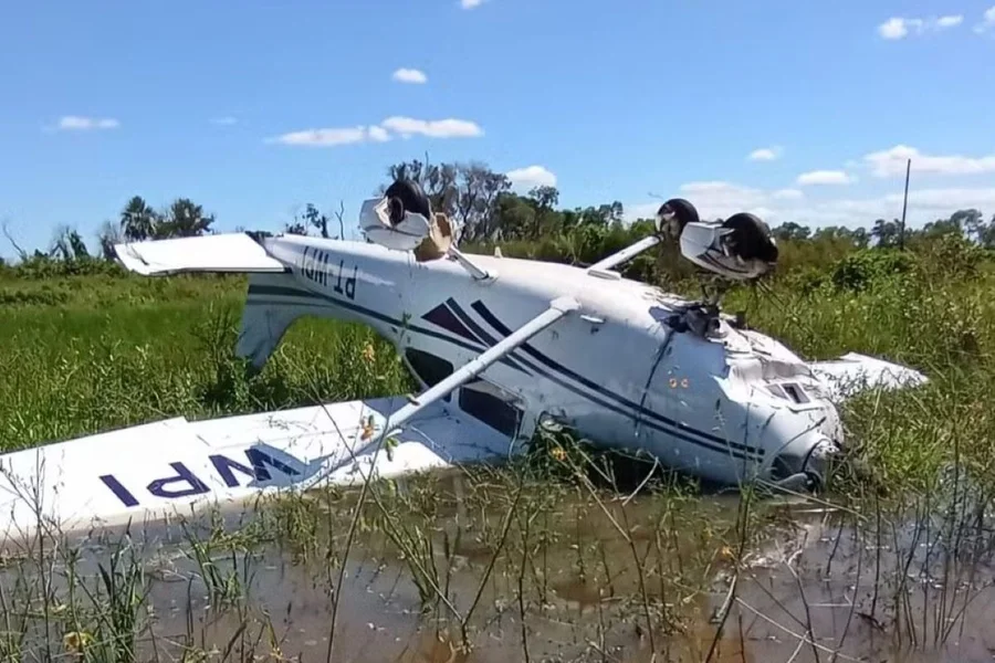 Aviao Caiu No Pantanal