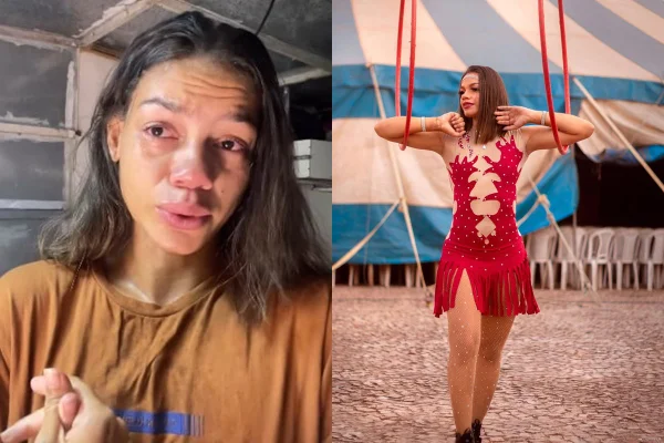 Artista circense chora ao relatar abuso sexual de menor: “Suportando”