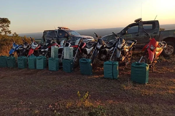 Operação apreende 459 kg de drogas na fronteira de MT com a Bolívia