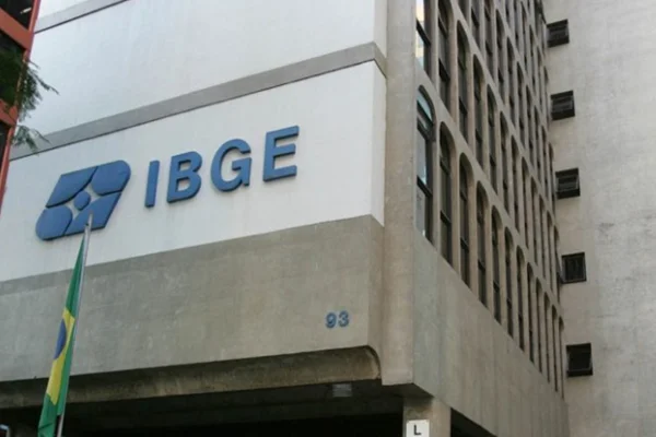 Imagem colorida do IBGE