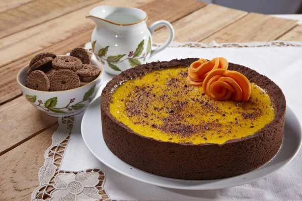 Fácil! Aprenda a receita de uma torta cremosa de abóbora