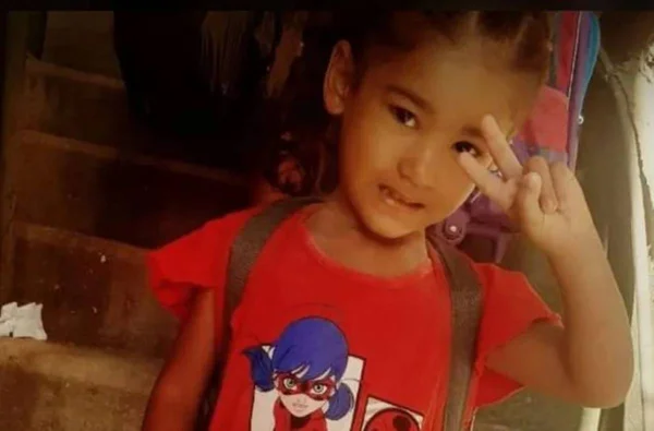 Imagem colorida da Menina Eloah, 5 anos, morta em ação da PM do Rio