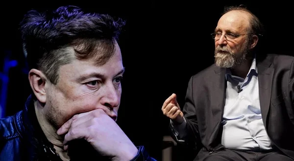 Imagem colorida de Elon Musk (esquerda) e Miguel Nicolelis (direita) - Metrópoles