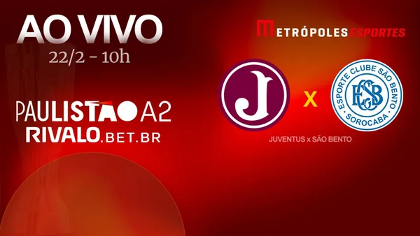 Paulistão A2 2026: assista a Juventus x São Bento ao vivo no YouTube