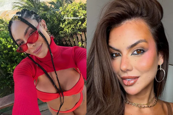 Aline Mineiro e Mayara Cardoso em montagem colorida - Metrópoles.