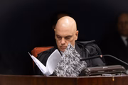 Julgamento do ex-presidente Jair Bolsonaro; na foto, o ministro Alexandre de Moraes