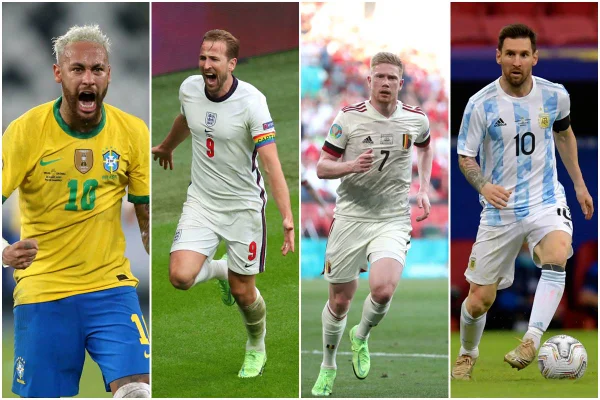 Jogadores na luta pela Bola de Ouro