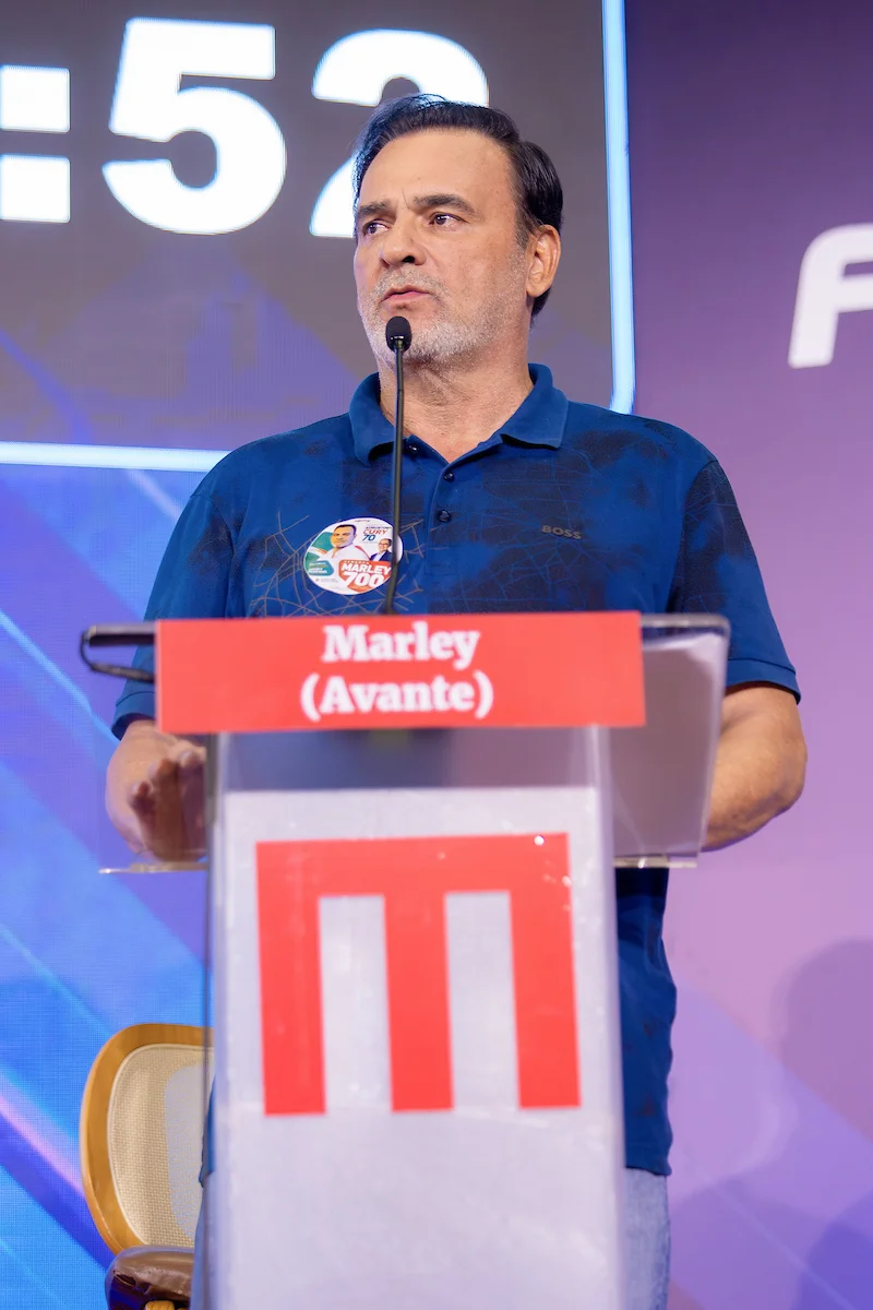 Candidato ao Senado pelo DF Marley Alves (Avante) Candidato ao Senado pelo DF Marley Alves (Avante)
