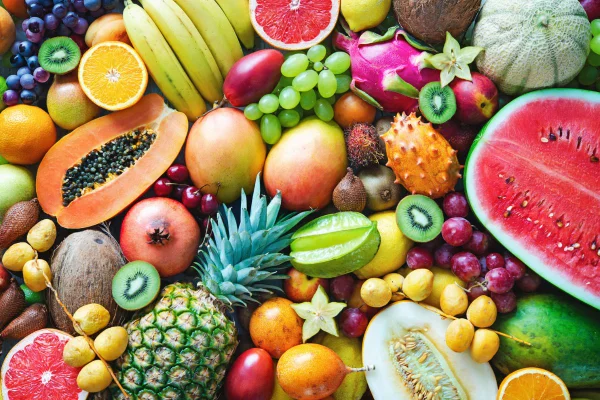 frutas diversas e coloridas
