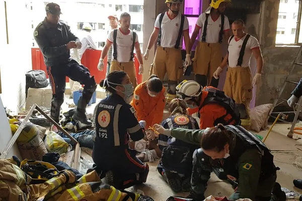 Sudoeste: operário morre ao cair de andaime do 3º andar de prédio
