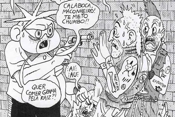 Conheça o mundo punk e “noiado” do quadrinista Diego Gerlach