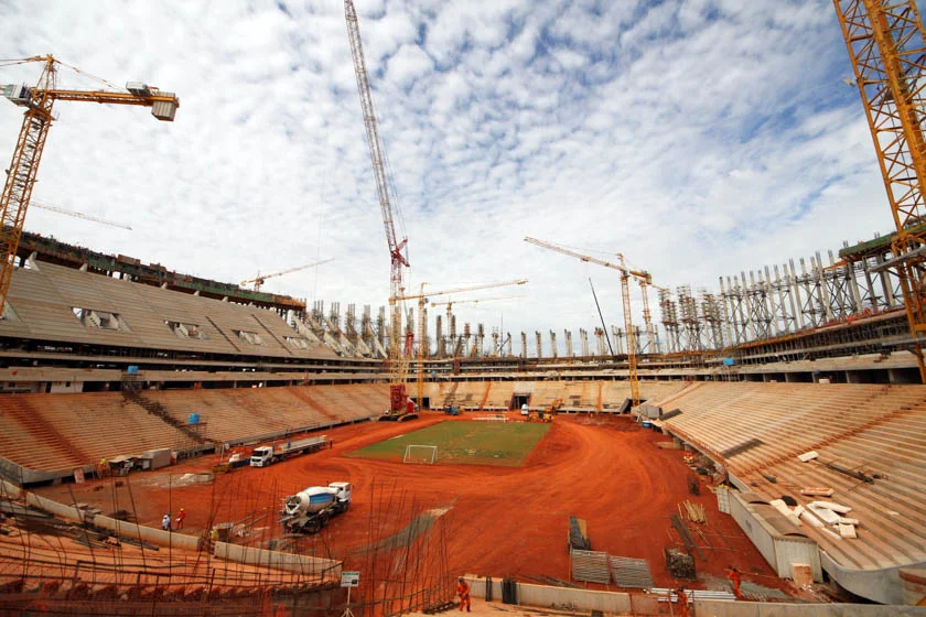 Brasília(DF), 13/07/2012 - Obras do Estádio Mané Garrincha em Brasília - Foto: Protal da Copa/Divulgação Brasília(DF), 13/07/2012 - Obras do Estádio Mané Garrincha em Brasília - Foto: Protal da Copa/Divulgação