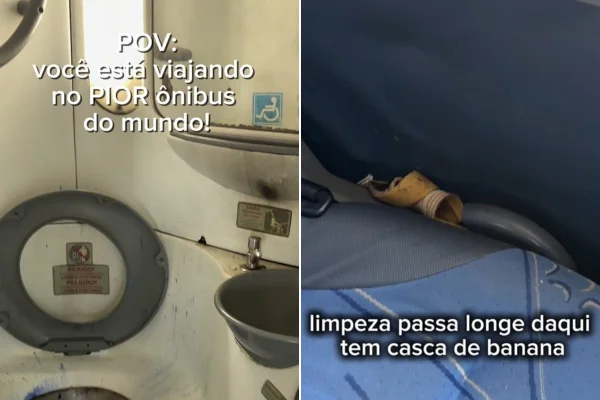Passageira chama ônibus de “pior do mundo” após viagem de MG a SP
