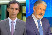 Cesar Tralli e William Bonner