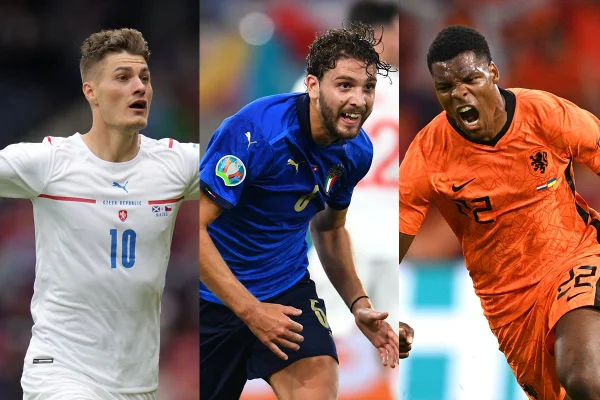 Schick, Locatelli e Dumfries