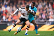 Umtiti e Ferrán Torres 
