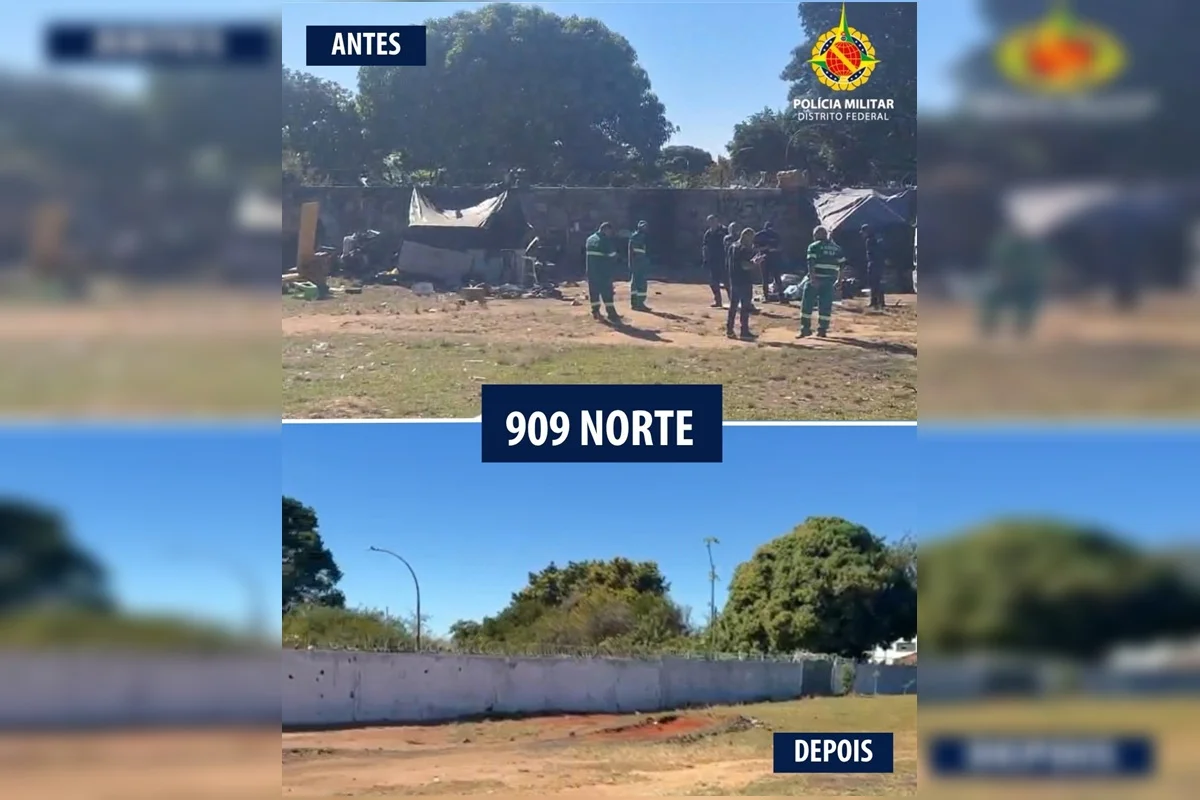 PMDF intensifica operações contra novas ocupações na Asa Norte PMDF intensifica operações contra novas ocupações na Asa Norte