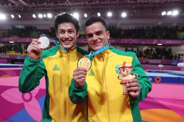 Pan-Americano: Caio Souza e Arthur Nory são ouro e prata na ginástica