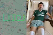 Influenciador Lito Sousa recebe homenagem de piloto brasileiro nos EUA