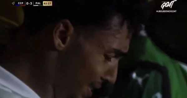 Luighi chora ainda durante a partida - metrópoles